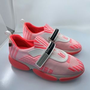 NEW Prada Pink Neon Cludbust Sneakers